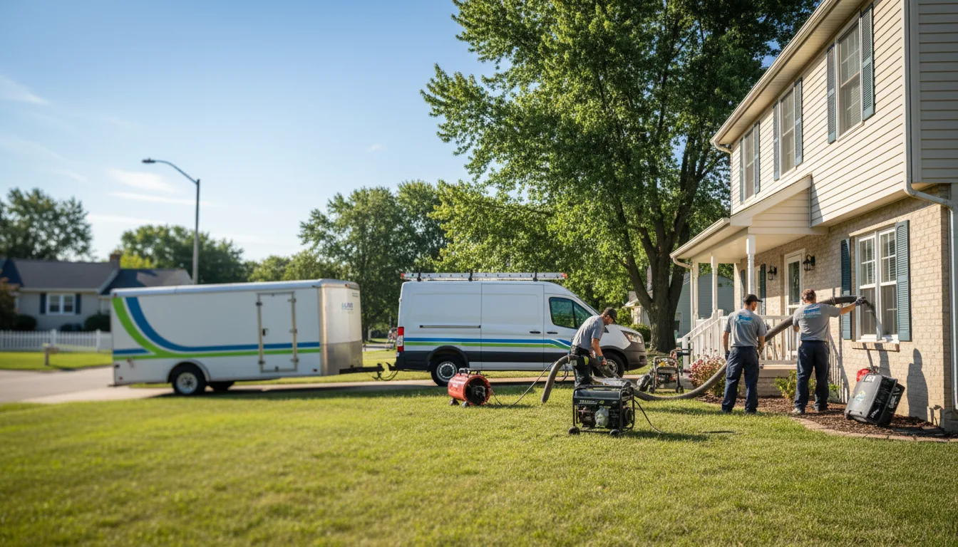 Flooded Basement Restoration And Cleanup With Repair in East Grand Forks, MN near me